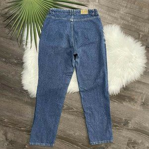 Vintage Lee Elastic Waist High Rise Mom Jeans